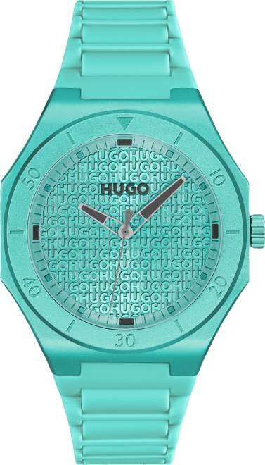 Men's Grail Light Quartz Green Silicone Watch, 42mm