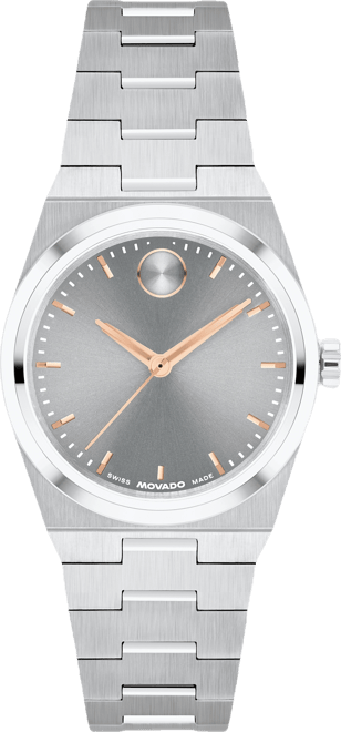 Women's Bold Quest Swiss Quartz Stainless-Steel Watch, 28mm