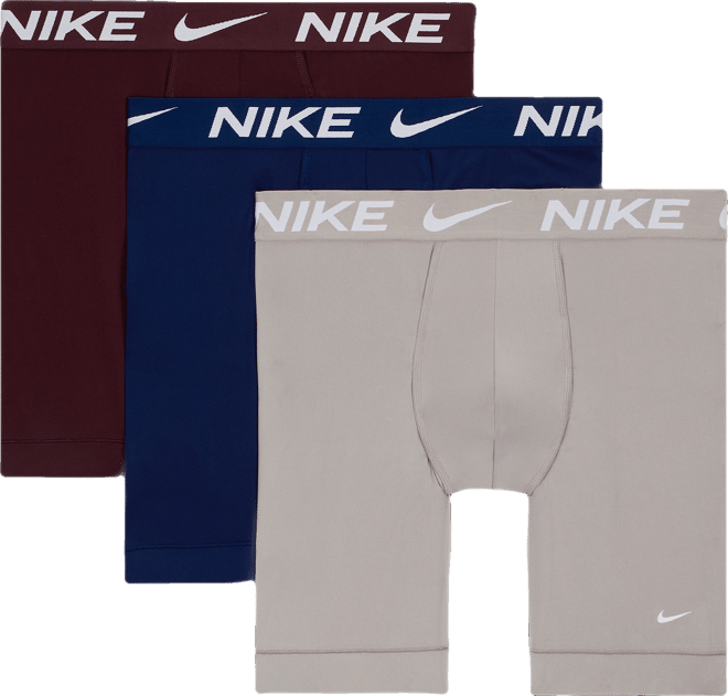 Nike Dri-FIT Essential Micro Long Boxer Briefs (3-Pack)