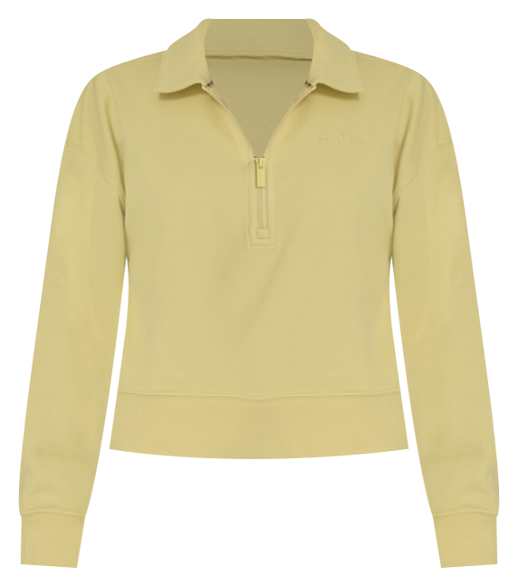売れ筋商品|||カルバンクライン カットソー トップス レディース Women's French Terry Collared Half-Zip Pullover Top Black Calvin Klein Women's French Terry Collared Half-Zip Pullover