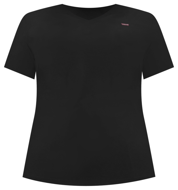 Plus Size Cotton Perfect V-Neck Tees