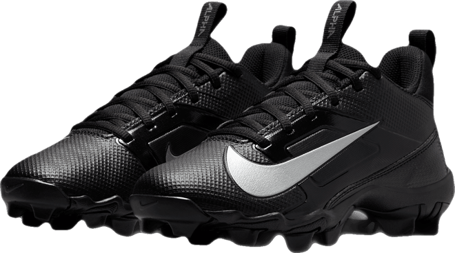 Nike Alpha Menace 4 Shark Tacos de fútbol americano para niños grandes (ancho)