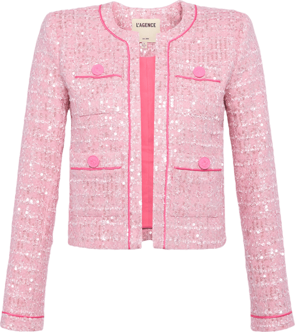 Niko Sequin Tweed Jacket