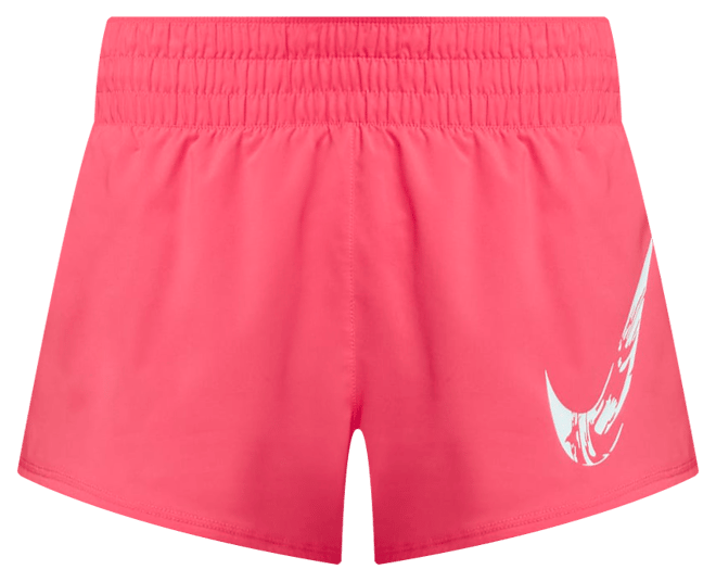 Nike One Women's Dri-FIT Mid-Rise Brief-Lined Graphic Shorts
