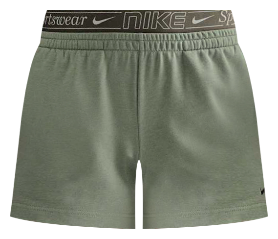 Nike Sportswear Chill Terry Pantalón corto de talle medio de 10 cm - Mujer