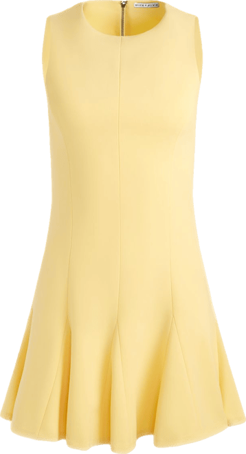 Alice+Olivia■Isa Sleeveless Seamed Flare Mini Dress■ドレス Alice and Olivia Isa Sleeveless Seamed Flare Mini Dress