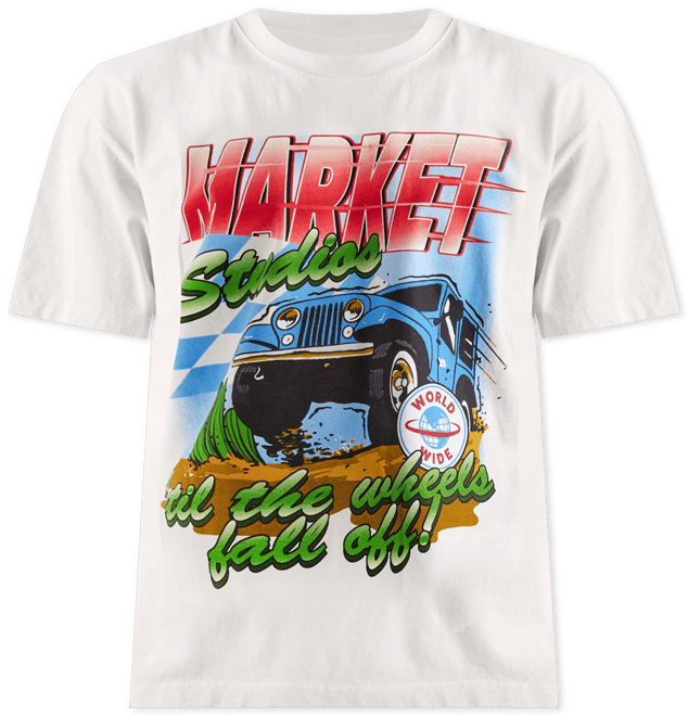 Market Wheels Off Tee