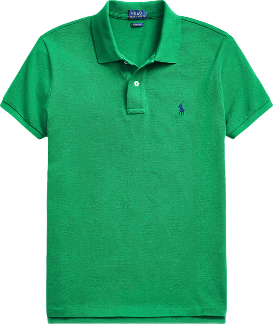 Women's Classic-Fit Mesh Polo Shirt