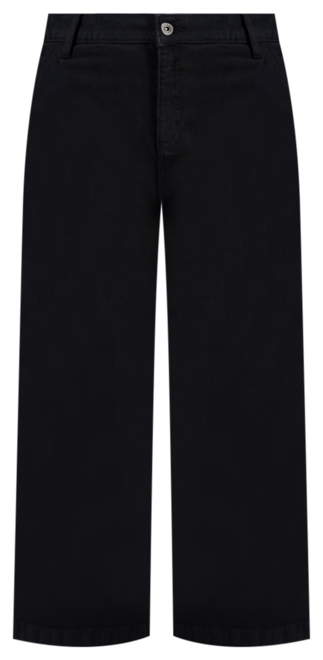 Petite High-Rise Wide-Leg Cropped Jeans, Exclusively at Macy's