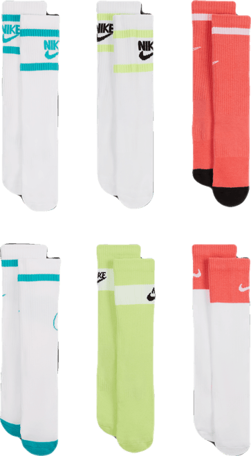 나이키 에브리데이 키즈 쿠션 크루 삭스(6켤레)