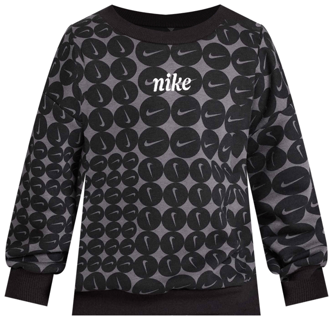 Nike Essentials Toddler Printed French Terry Crew Top
