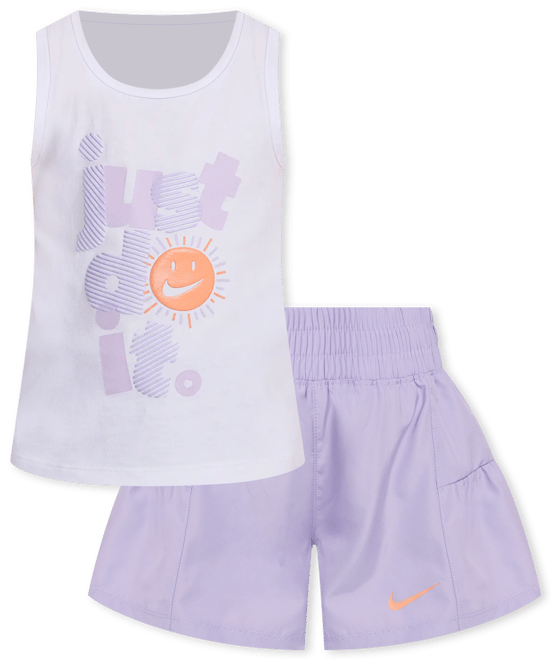 Nike Dri-FIT Toddler Swoosh Motion Mesh Scooter 2-Piece Set
