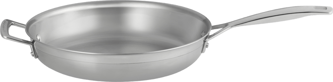 Classic Stainless Steel Round Frying Pan, 11"
