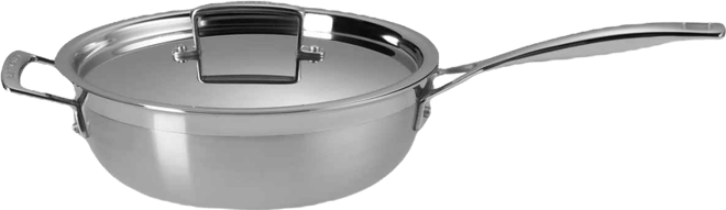 Classic Stainless Steel Round Chefs Pan, 3.5 Qt.