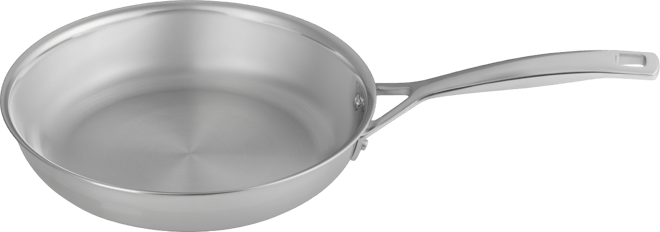 Classic Stainless Steel Round Frying Pan, 9.5"