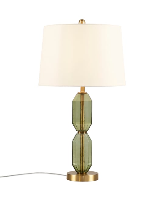 26.5" Zirconia Faceted Glass Table Lamp