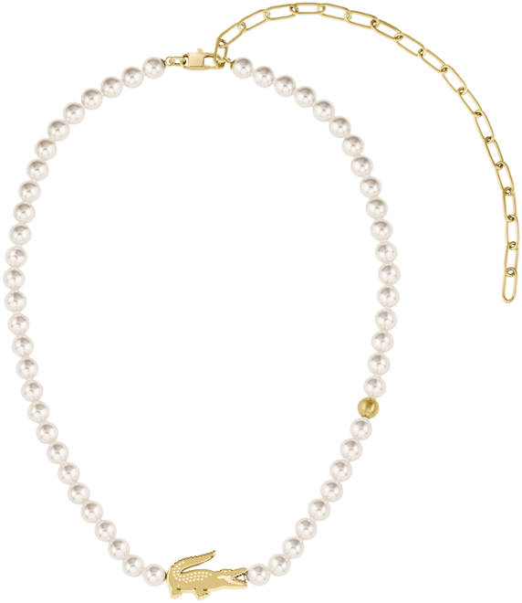 Gold-Tone Matchpoint Imitaion Pearl Strand Necklace, 16-1/3" + 2-1/2" extender