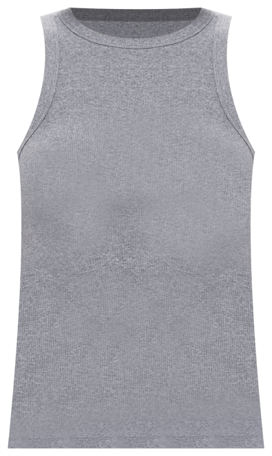 Slate Gray Foley Rib Racerback Tank