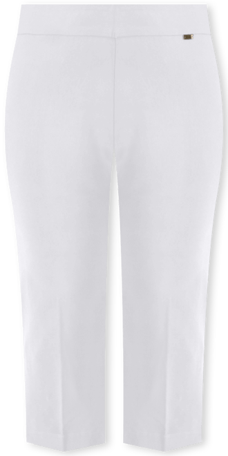 Plus Size Mid-Rise Pull-On Capri Pants, Created for Macy's