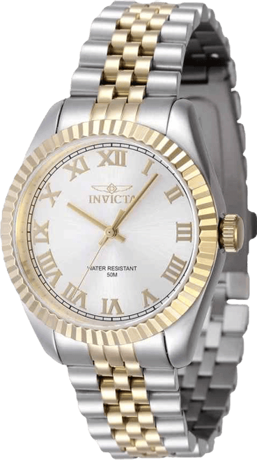 Women's 47414 Specialty Quartz 3 Hand Silver Dial Watch