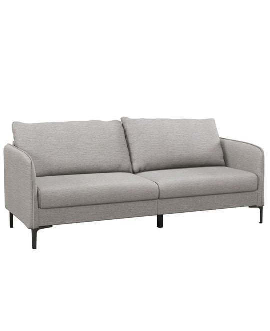 Modern 76 Inch Loveseat Sofa Couch for Apartment Dorm with Metal Legs