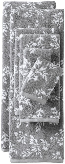 Cotton Jacquard 6-Piece Bath Towel Set