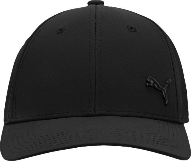 Men's Alloy Solid Color Cat Logo Stretch Fit Cap