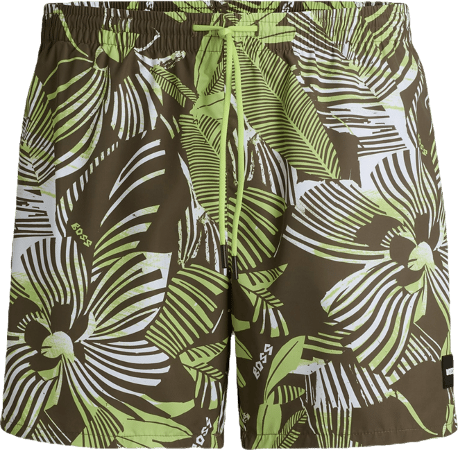 Boss by  Men's Monogram Swim Shorts