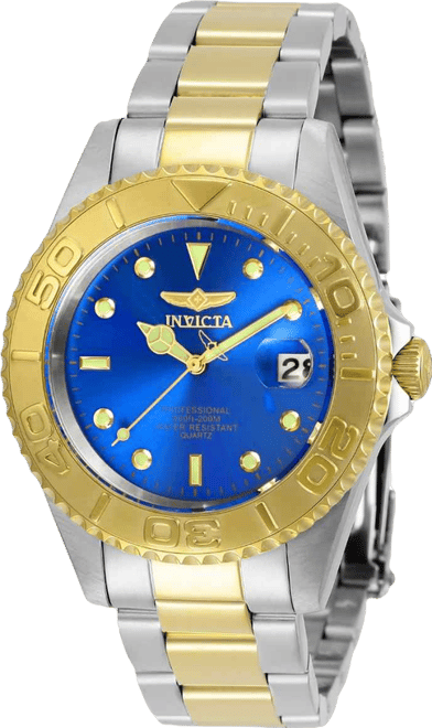 Men's 29942 Pro Diver Quartz 3 Hand Blue Dial Watch