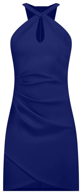 Women's Keyhole-Neck Bodycon Dress