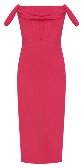 Dress the Population Women's Vickie Off-The-Shoulder Dress