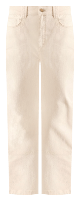 Tapered Cropped Pant in Cream