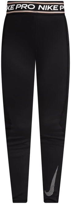 Nike Pro Girls' Mid-Rise Leggings