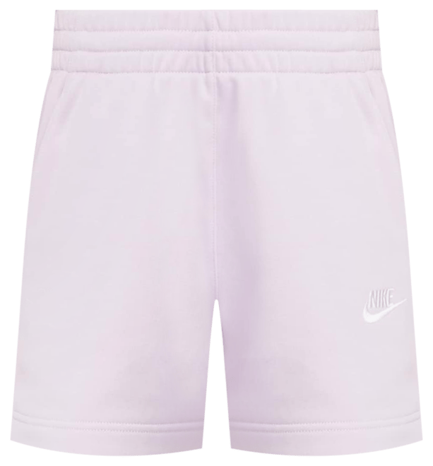 Nike Sportswear Club Fleece Shorts de French Terry de 5" para niña talla grande