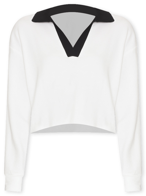 Joan Fleece Polo Sweatshirt