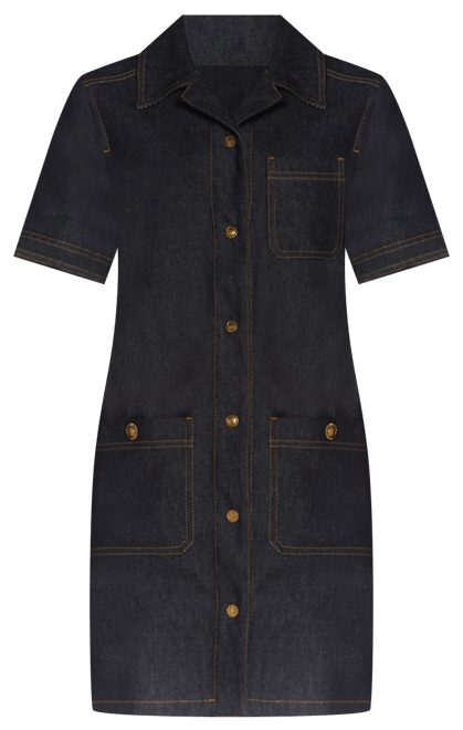 moncler denim dress Moncler Denim Shirt Dress