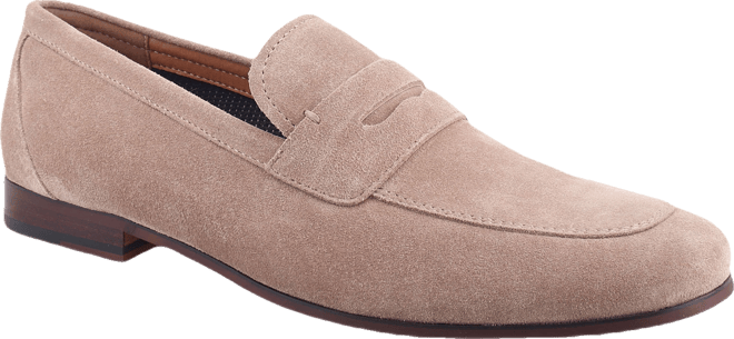 Men's Baldwinn Suede Penny Loafer, Exclusively at Macy's