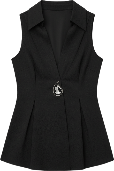 Women's Accessory Detailed Blouse