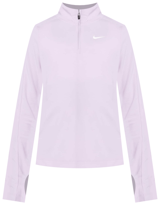 Nike Langærmet Dri-FIT-top med 1/4 lynlås til piger