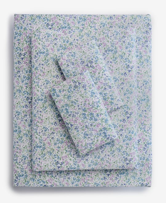 Ditsy Floral Printed 550-Thread Count 4-Pc. Sheet Set, Queen, Exclusively at Macy's