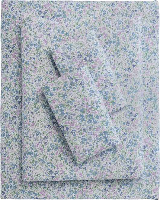 Ditsy Floral Printed 550-Thread Count 4-Pc. Sheet Set, California King, Exclusively at Macy's