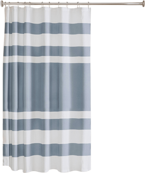 Spa Waffle 3M-Scotchgard Shower Curtain, 72" x 78"