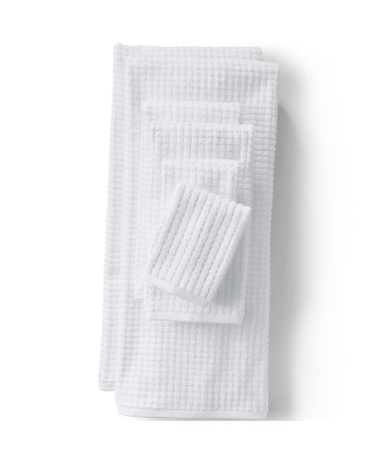Cotton Waffle Towel 6-Piece Set