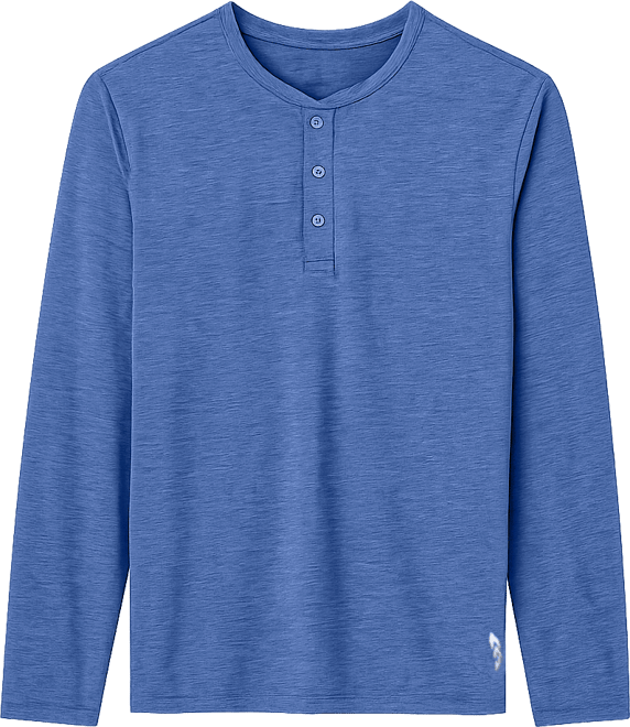 Men's Henley Long Sleeve Shirt