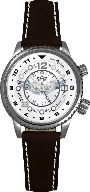 Abingdon Women's Wasp Tribute Tri-Time Gunmetal Watch, 33mm