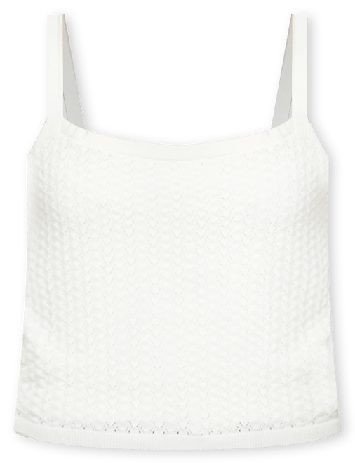 Women's Pointelle-Knit Tank
