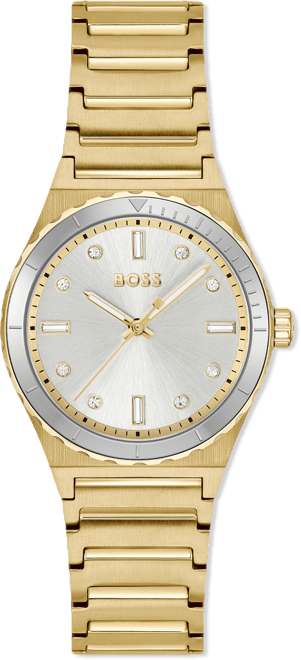 Women's Candor Sport Quartz Ionic Plated Thin Gold-Tone Stainless-Steel Watch, 32mm