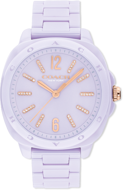 Women's Kitt Lavender Ceramic Bracelet Watch, 38mm