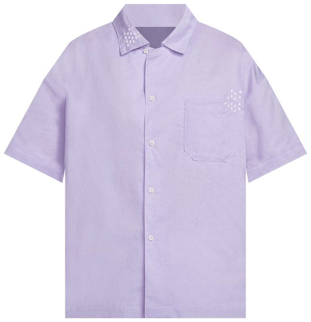 Nike Life Men's Linen Short-Sleeve Button Down