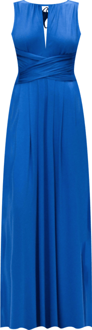Women's Maxi Dress with Belt Detail